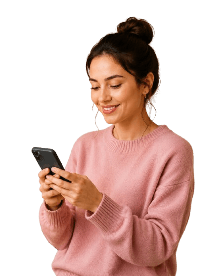 Fan on phone